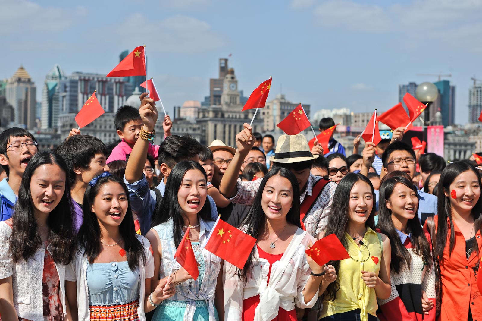 国庆65周年 _ 上海青少年庆祝新中国成立65周年升旗主题日