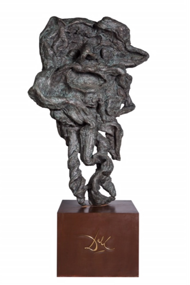 萨尔瓦多·达利（西班牙） 农牧神 人头角  218cm×60cm×140cm 铜 1973.jpg