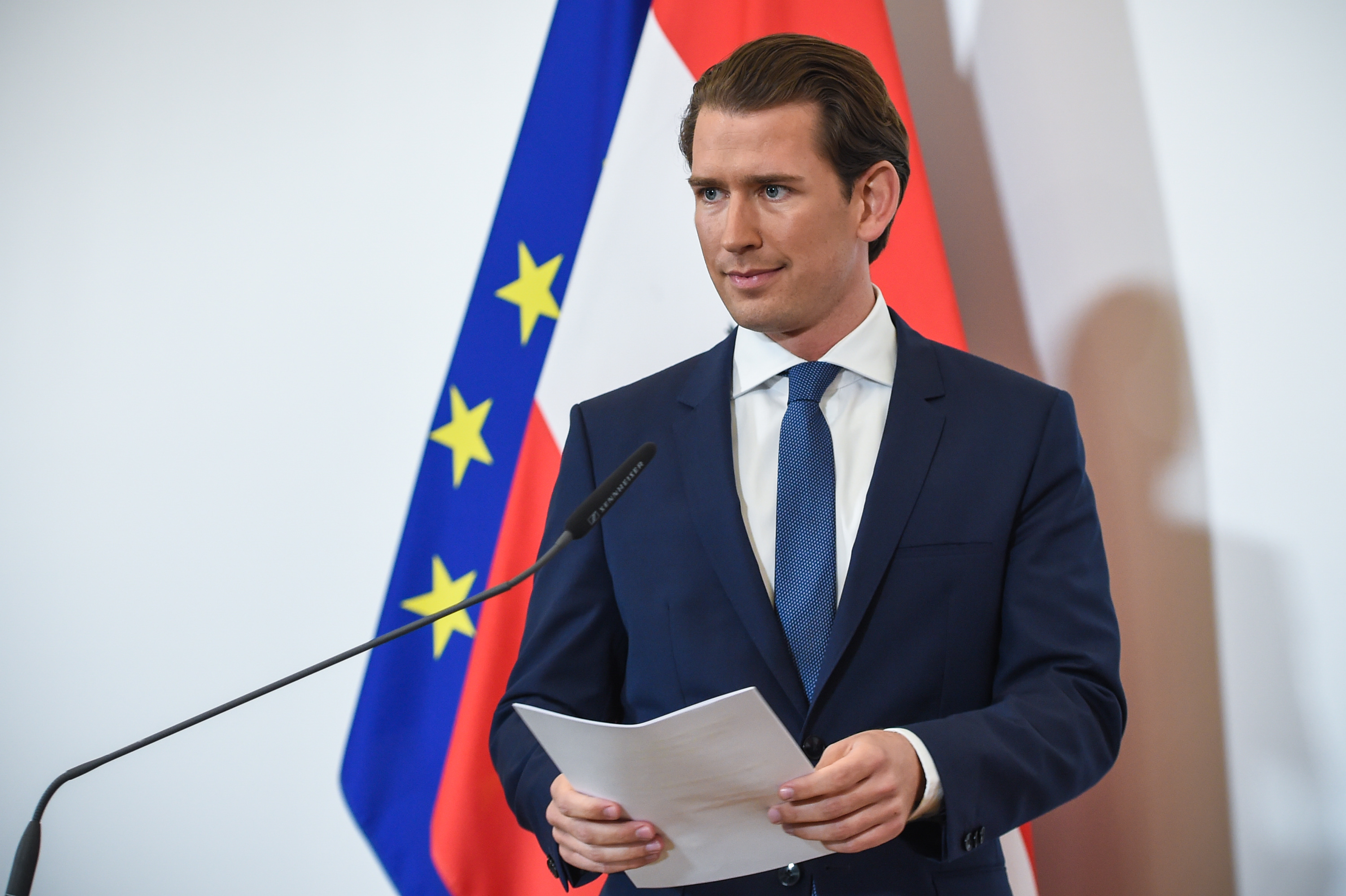 （国际）（1）奥地利总理宣布提前举行国民-NEP0_20190519_C0032634430.JPG