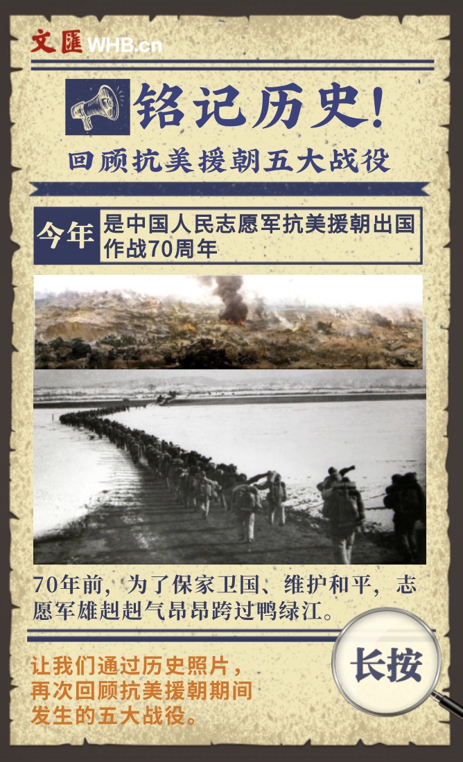 h5 | 铭记历史!回顾抗美援朝五大战役_热点 _ 文汇网