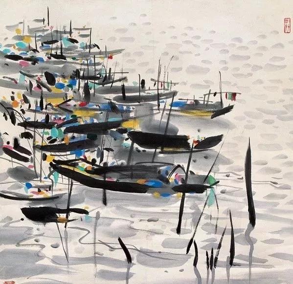 吴冠中太湖帆影.jpg 吴冠中太湖帆影.jpg