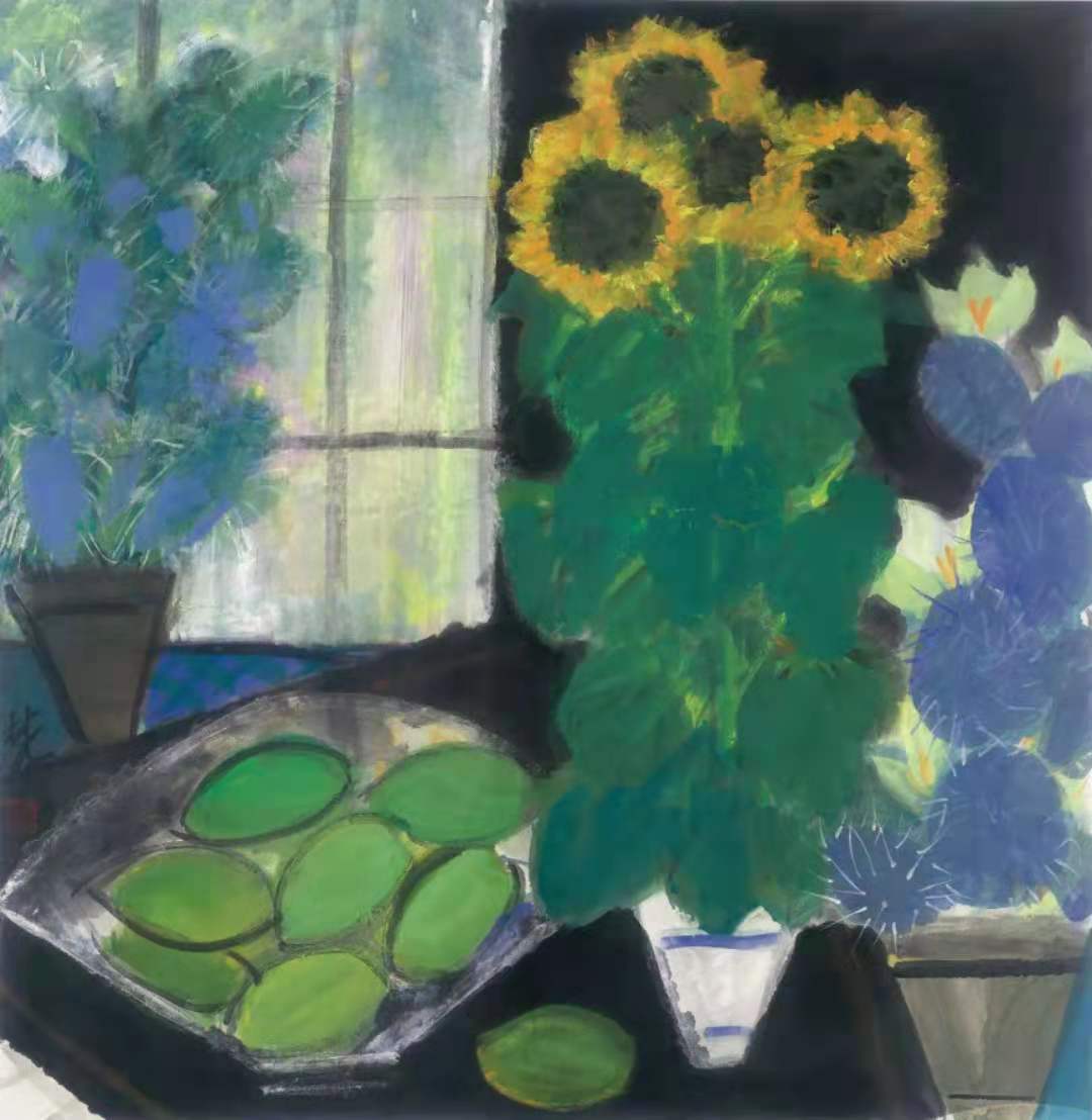 徐建融:林风眠向日葵2.jpg 徐建融:林风眠向日葵2.jpg