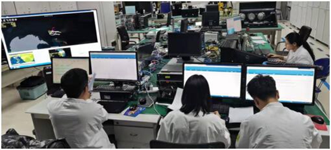 启明星一号卫星桌面测试.jpg 启明星一号卫星桌面测试.jpg